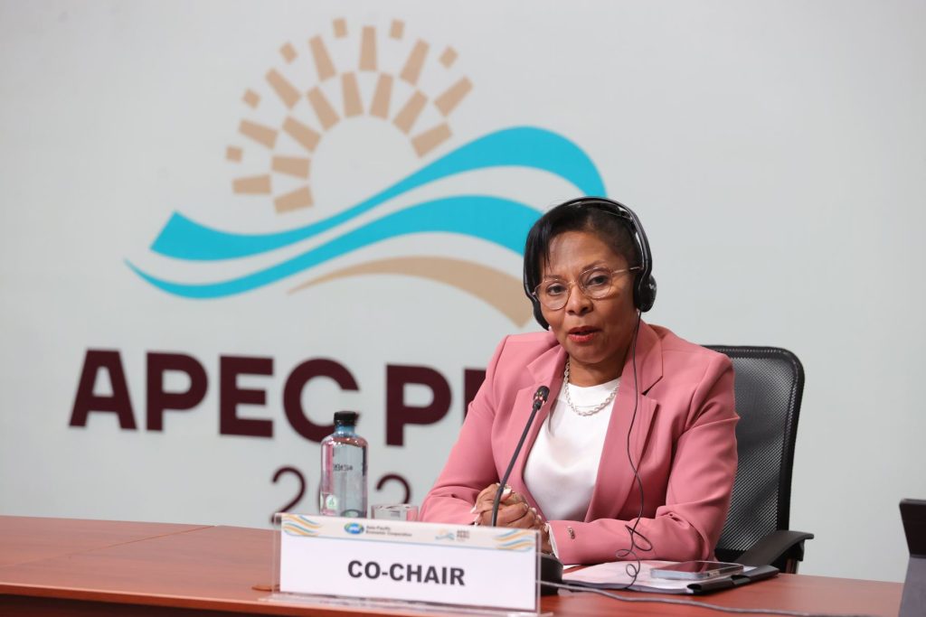 La ministra de la Mujer y Poblaciones Vulnerables, Teresa Hernández, afirmó que el Foro de Cooperación Económica Asia Pacífico (APEC), permitirá construir soluciones soluciones más efectivas y sostenibles para las mujeres de los países integran las 21 economías de este bloque comercial.