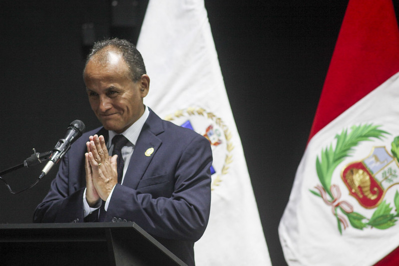 ministro Renato Reyes, alto funcionario del Perú ante APEC